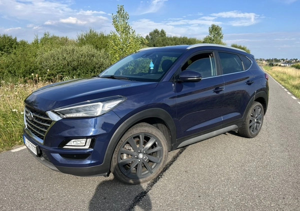 Hyundai Tucson cena 77500 przebieg: 131000, rok produkcji 2018 z Sulejów małe 667